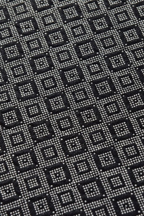 Conceptum Alfombra de Pasillo Black White Djt Blanco y Negro